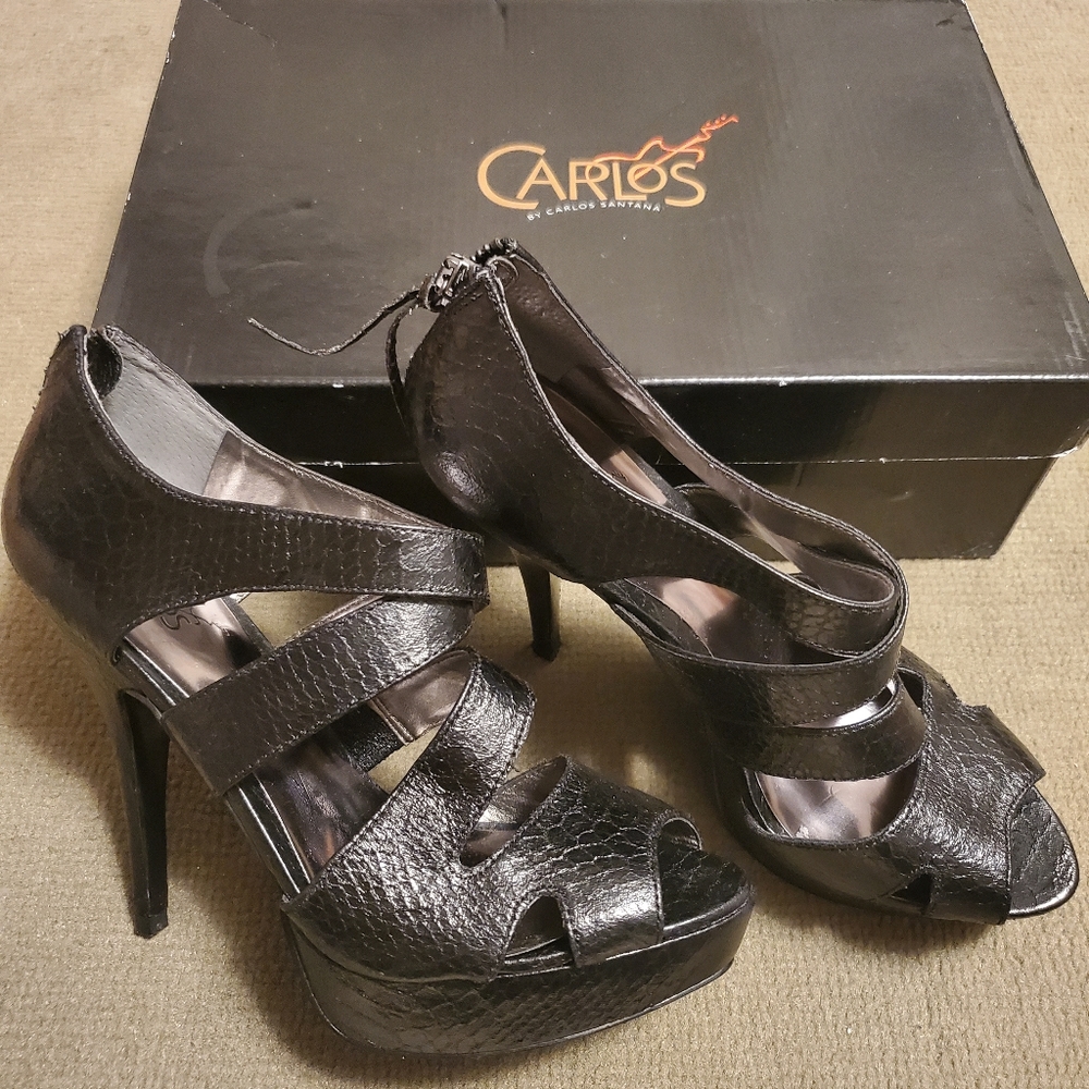 Carlos Santana strappy sandal/heel